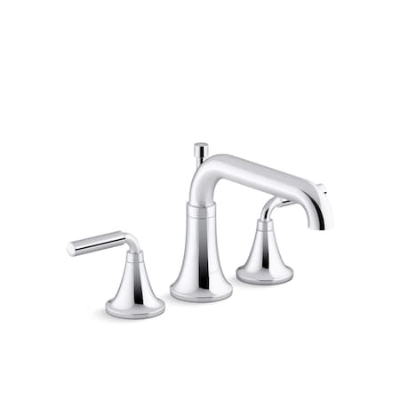 Kohler Tone Deck Mount Bath Faucet W. Diverter Polished Chrome K-T26440-4-CP